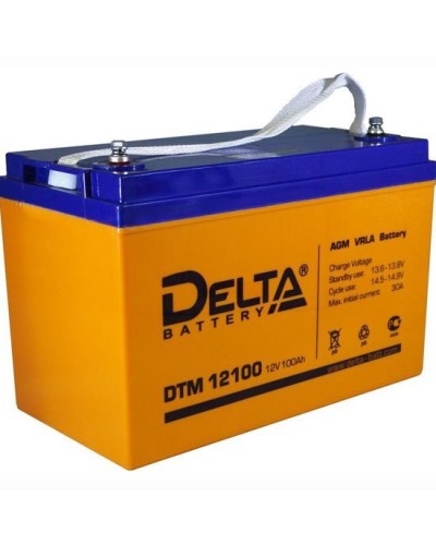Delta DTM 12100 L. Аккумулятор герметичный свинцово-кислотный. Delta в Тамбове