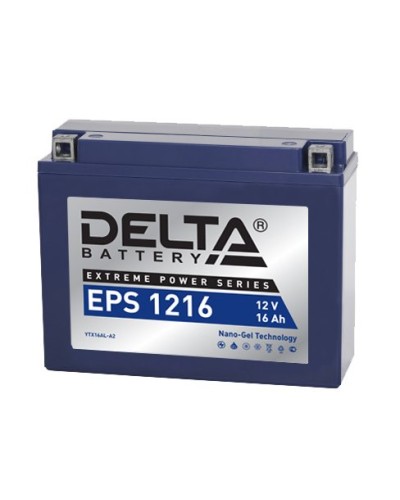 Delta EPS 1216. Аккумулятор герметичный свинцово-кислотный стартерный. Delta в Тамбове