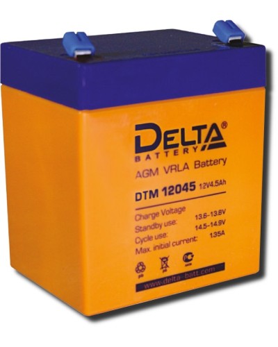 Delta DTM 12045. Аккумулятор герметичный свинцово-кислотный. Delta в Тамбове