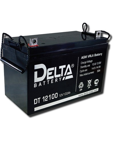 Delta DT 12100. Аккумулятор герметичный свинцово-кислотный. Delta в Тамбове