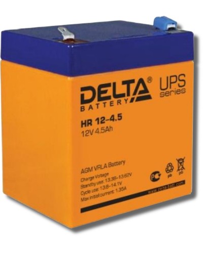 Delta HR 12-4.5. Аккумулятор герметичный свинцово-кислотный. Delta в Тамбове