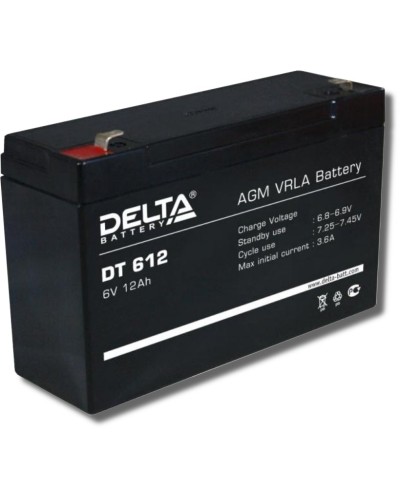 Delta DT 612. Аккумулятор герметичный свинцово-кислотный. Delta в Тамбове