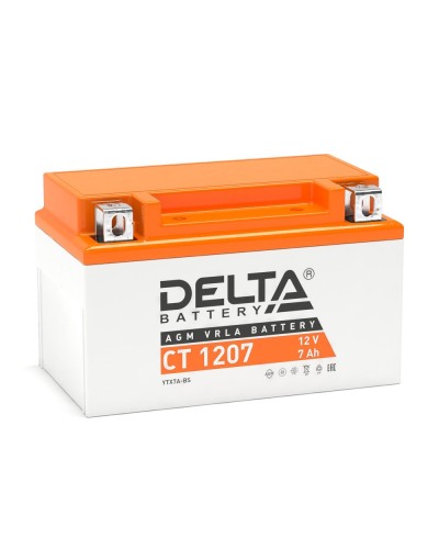 Delta CT 1207. Аккумулятор герметичный свинцово-кислотный стартерный. Delta в Тамбове