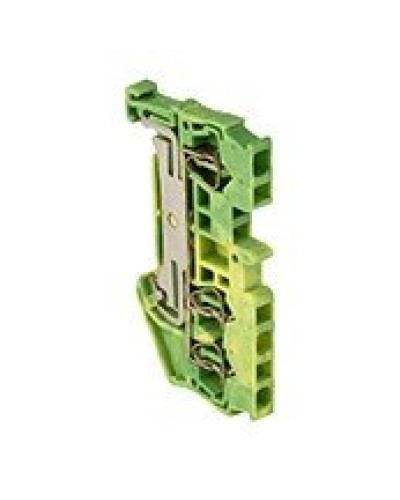 JXB-ST-2.5 3-проводная, земля, желто-зеленная (plc-jxb-st-2.5-3-pen). Колодка клеммная пружинная. EKF в Тамбове