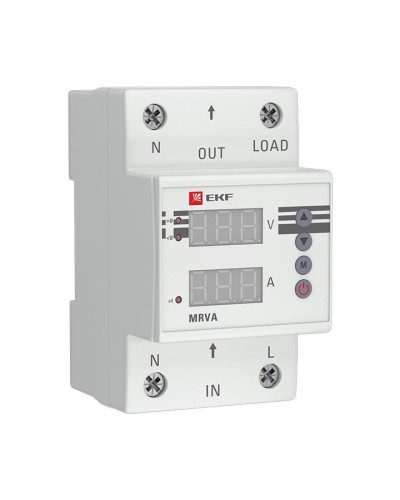 MRVA 25A PROxima (MRVA-25A). Реле напряжения и тока с дисплеем. EKF в Тамбове