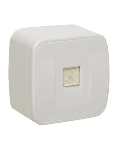 Минск Розетка RJ-45 1-местная ОП 1А (EGK01-035-10). Розетка RJ-45 1-местная ОП 1А. EKF в Тамбове