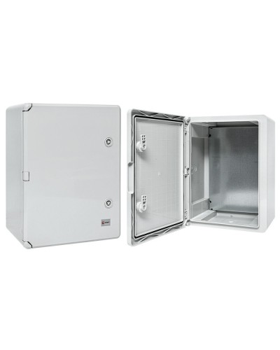 Бокс пластиковый с монтажной платой 400х300х220 IP65 PROxima (PB65MP004). Бокс пластиковый антивандальный. EKF в Тамбове