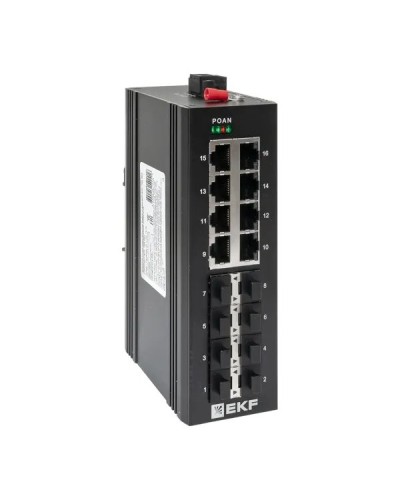 TSX-U-8GX/SFP-8GT. Промышленный неуправляемый коммутатор. EKF в Тамбове
