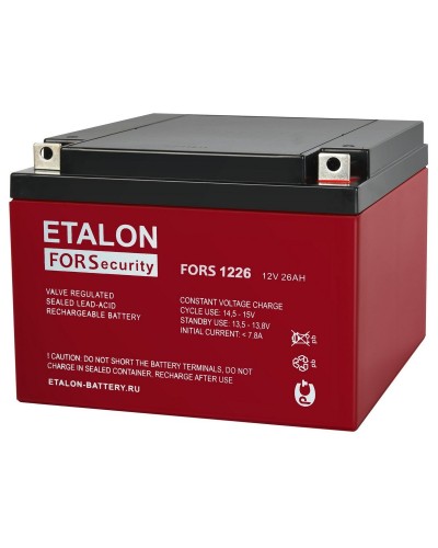 ETALON FORS 1226. Аккумулятор герметичный свинцово-кислотный. ETALON в Тамбове