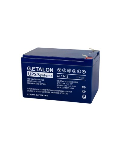 G.ETALON GL 12-12. Аккумулятор герметичный свинцово-кислотный. ETALON в Тамбове