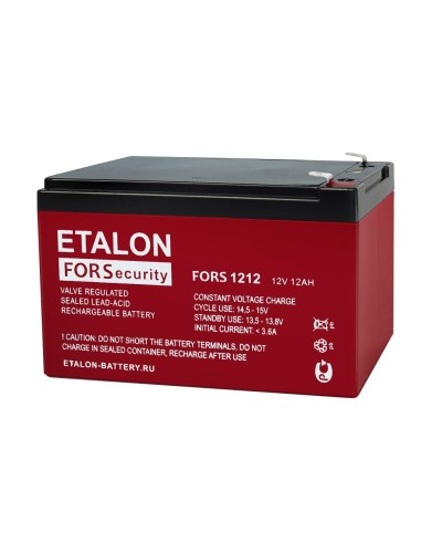 ETALON FORS 1212. Аккумулятор герметичный свинцово-кислотный. ETALON в Тамбове