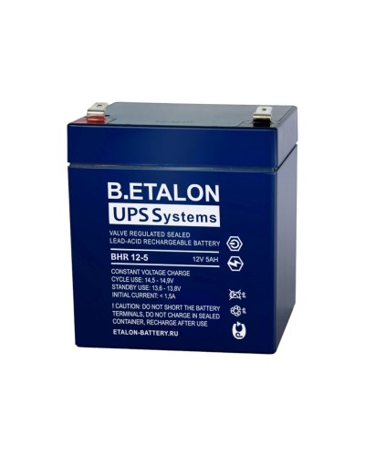 B.ETALON BHR 12-5. Аккумулятор герметичный свинцово-кислотный. ETALON в Тамбове