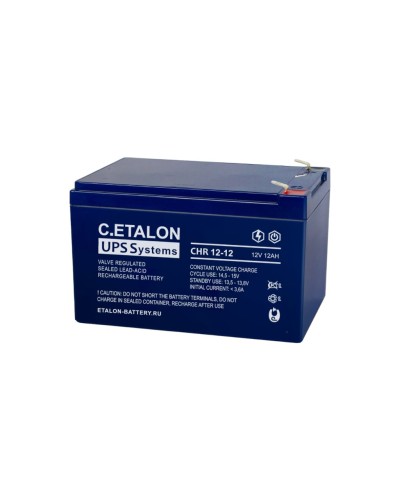C.ETALON CHR 12-12. Аккумулятор герметичный свинцово-кислотный. ETALON в Тамбове