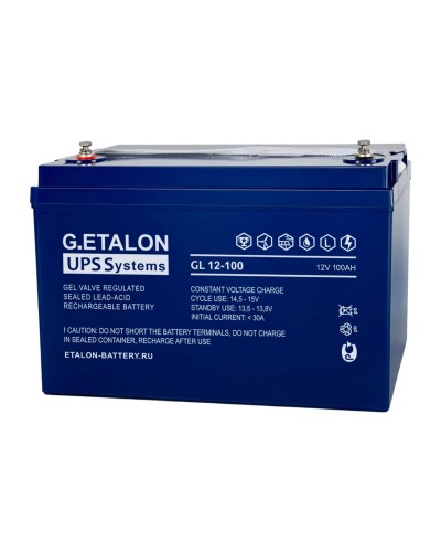 G.ETALON GL 12-100. Аккумулятор герметичный свинцово-кислотный. ETALON в Тамбове