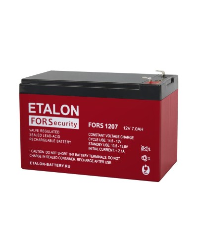ETALON FORS 1207. Аккумулятор герметичный свинцово-кислотный. ETALON в Тамбове