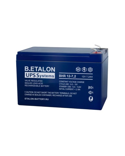 B.ETALON BHR 12-7,2. Аккумулятор герметичный свинцово-кислотный. ETALON в Тамбове