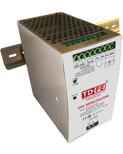 UPS 300W/24V/DIN. Источник вторичного электропитания резервированный. FARADAY в Тамбове