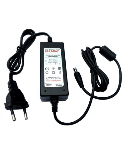 24W/12V/2A. Импульсный блок питания в пластиковом корпусе. FARADAY в Тамбове