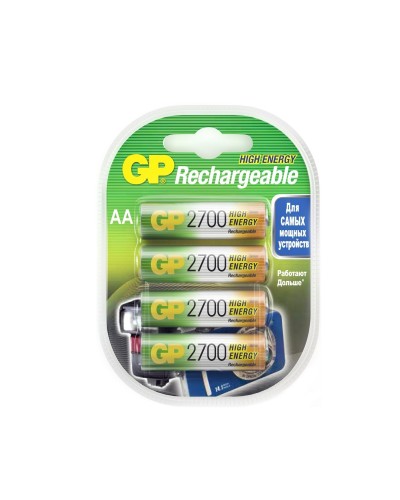 GP 270AAHC AA (GP 270AAHC-2DECRC4), упак. 4 шт.. Перезаряжаемые аккумуляторы. GP Batteries в Тамбове