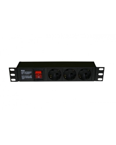 SHE10-3SH-S-IEC. Блок розеток 10. Hyperline в Тамбове