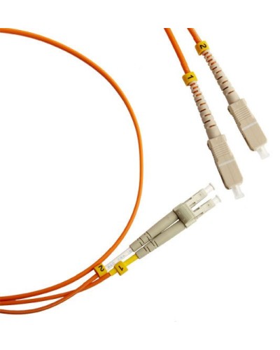 FC-D2-50-LC/PR-SC/PR-H-1M-LSZH-OR. Патч-корд волоконно-оптический LC-SC. Hyperline в Тамбове