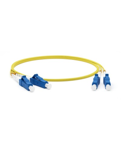 FC-D2-9-LC/UR-LC/UR-H-10M-LSZH-YL. Патч-корд волоконно-оптический одномодовый. Hyperline в Тамбове