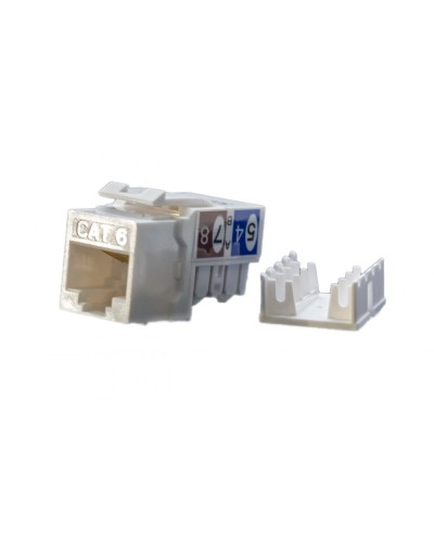 KJ9-8P8C-C6-90-WH. Вставка Keystone Jack RJ-45. Hyperline в Тамбове