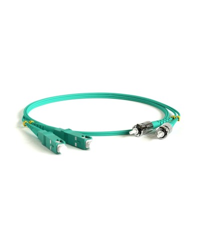 FC-D2-503-SC/PR-ST/PR-H-5M-LSZH-AQ. Патч-корд волоконно-оптический многомодовый. Hyperline в Тамбове