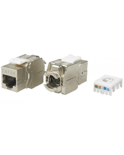 KJ8-8P8C-C6A-180-TLS-SH-F-WH. Вставка Keystone Jack RJ-45. Hyperline в Тамбове