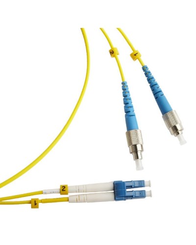 FC-D2-9-FC/UR-LC/UR-H-2M-LSZH-YL. Патч-корд волоконно-оптический FC/UPC-LC/UPC. Hyperline в Тамбове