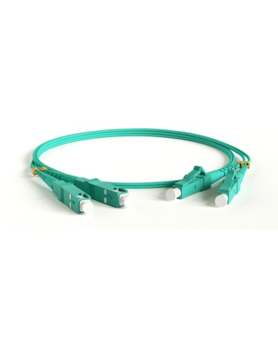 FC-D2-503-LC/PR-SC/PR-H-10M-LSZH-AQ. Патч-корд волоконно-оптический многомодовый. Hyperline в Тамбове