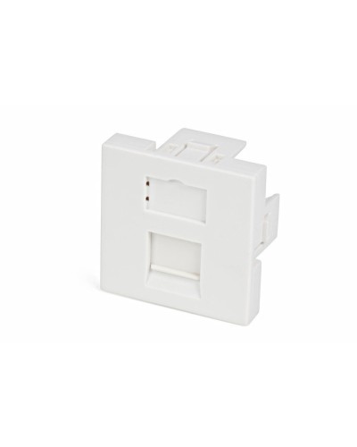 SIP2-1K-M45-45. Вставка 45х45 для 1 модуля формата Keystone Jack, со шторкой. Hyperline в Тамбове