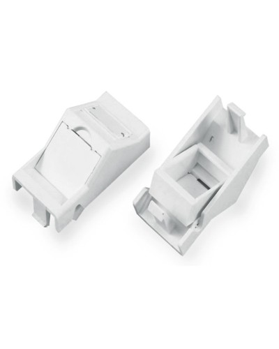 SIP2A-1K-M45-22.5. Вставка угловая 45x22.5 (аналог Mosaic) для 1 модуля формата Keystone Jack. Hyperline в Тамбове