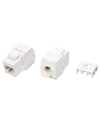 KJ8-8P8C-C6-180-TLS-WH. Вставка Keystone Jack RJ-45. Hyperline в Тамбове