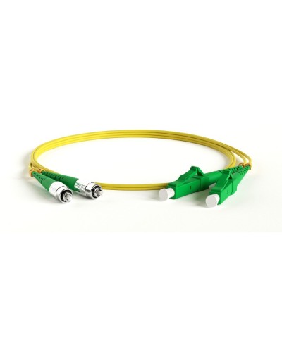 FC-D2-9-FC/AR-LC/AR-H-1M-LSZH-YL. Патч-корд волоконно-оптический FC-LC. Hyperline в Тамбове