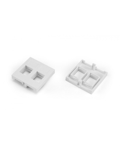 SIP2-2N-M45-45. Вставка 45x45 (аналог Mosaic) для 2х модулей формата Keystone Jack. Hyperline в Тамбове