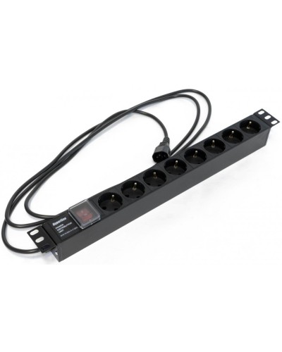 SHE19-8SH-S-2.5IEC. Блок розеток 19. Hyperline в Тамбове
