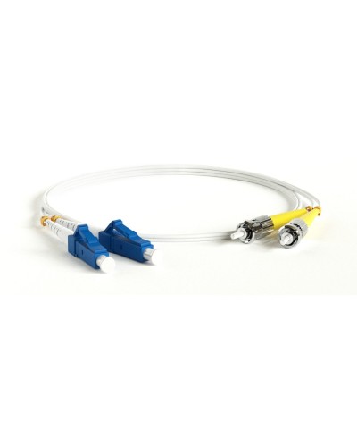 FC-D2-9A1-LC/UR-ST/UR-H-1M-LSZH-WH. Патч-корд волоконно-оптический ST-LC. Hyperline в Тамбове