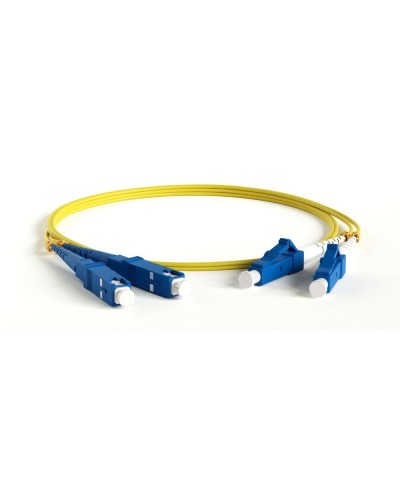 FC-D2-9-LC/UR-SC/UR-H-1.5M-LSZH-YL. Патч-корд волоконно-оптический одномодовый. Hyperline в Тамбове