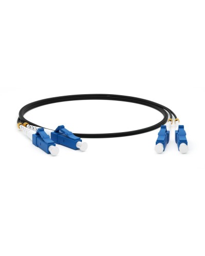 FC-D2-9-LC/UR-LC/UR-H-25M-LSZH-BK. Патч-корд волоконно-оптический одномодовый. Hyperline в Тамбове