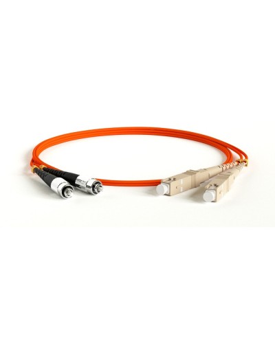 FC-D2-50-FC/PR-SC/PR-H-1M-LSZH-OR. Патч-корд волоконно-оптический SC-FC. Hyperline в Тамбове