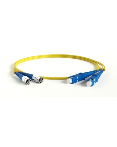 FC-D2-9-FC/UR-SC/UR-H-1M-LSZH-YL. Патч-корд волоконно-оптический SC-FC. Hyperline в Тамбове