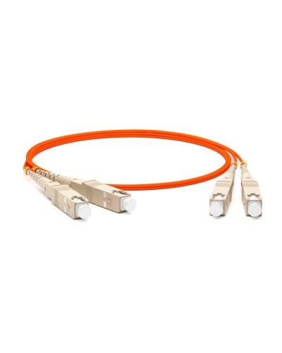 FC-D2-62-SC/PR-SC/PR-H-2M-LSZH-OR. Патч-корд волоконно-оптический многомодовый. Hyperline в Тамбове
