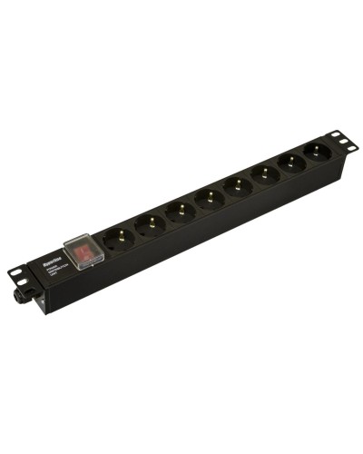 SHE19-8SH-S-CB. Блок розеток 19. Hyperline в Тамбове