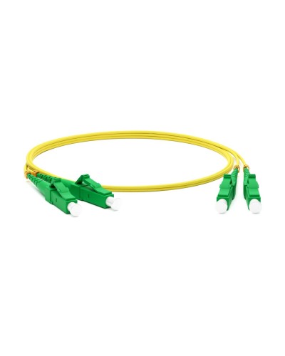 FC-D2-9-LC/AR-LC/AR-H-2M-LSZH-YL. Патч-корд волоконно-оптический одномодовый. Hyperline в Тамбове