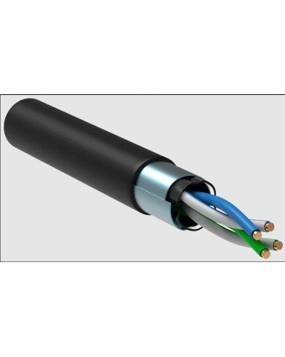 GENERICA F/UTP 5E 24AWG 2PR LDPE 1м черный 305м (BC3-C5E02-339-305-R-G). Кабель «витая пара» (LAN) для структурированных систем связи. IEK в Тамбове