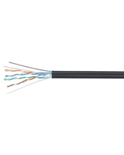 GENERICA F/UTP кат. 5E 100МГц 4 пары LDPE OUTDOOR трос 1,2мм черный (BC3-C5E04-359-305-G). Кабель «витая пара» (LAN) для структурированных систем связи. IEK в Тамбове