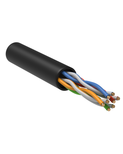 GENERICA U/UTP кат.5E 24AWG 4 пары LDPE черный (BC3-C5E04-139-305-R-G). Кабель «витая пара» (LAN) для структурированных систем связи. IEK в Тамбове