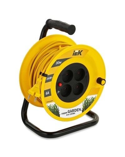 УК30 4 места, 30м (WKP23-06-04-30). Удлинитель на катушке Garden. IEK в Тамбове