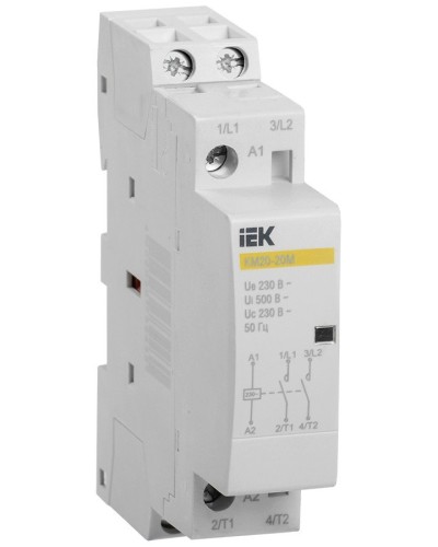 Контактор модульный КМ20-20М AC (MKK11-20-20). Контактор модульный. IEK в Тамбове